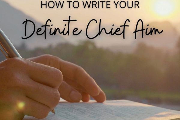 How To Write Your Definite Chief Aim