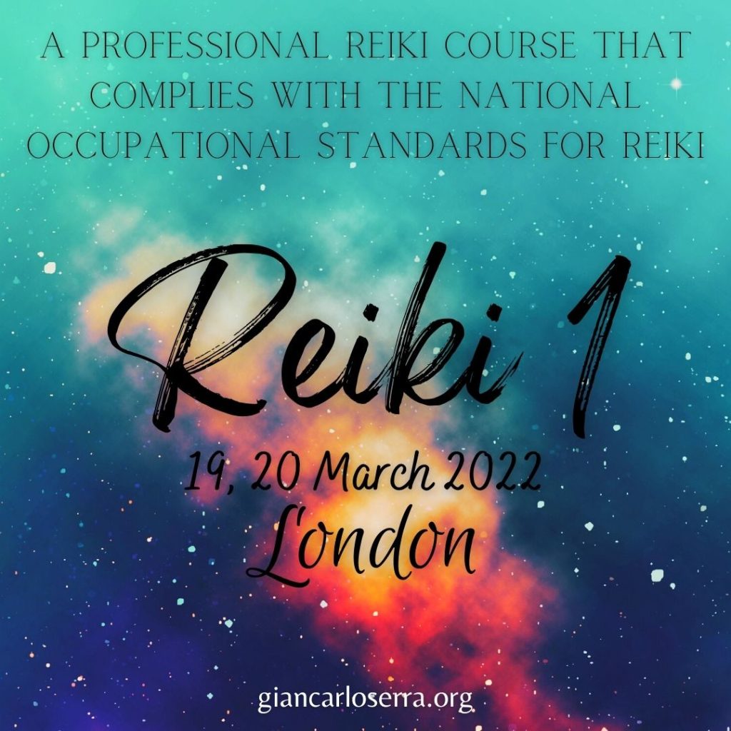 Reiki 1 course 19 & 20 March 2022 London