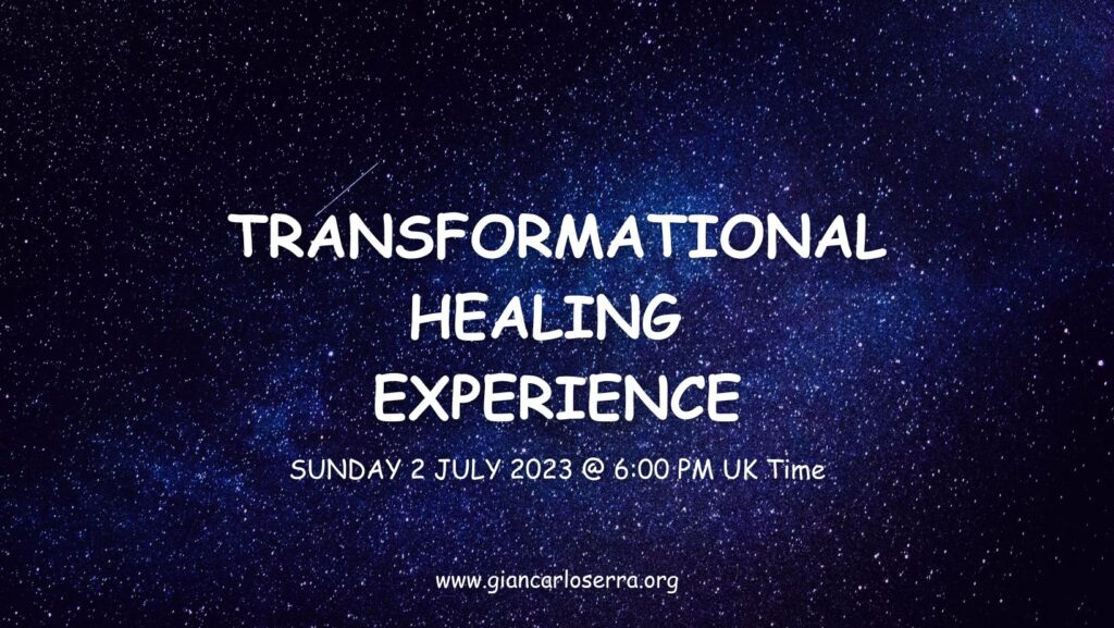 transformational healing experience 2 july 2023