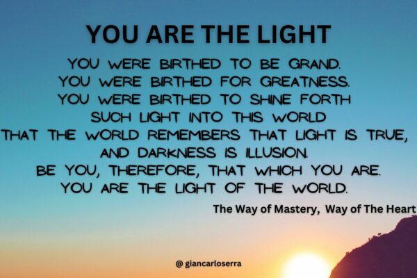 you are the light in the world